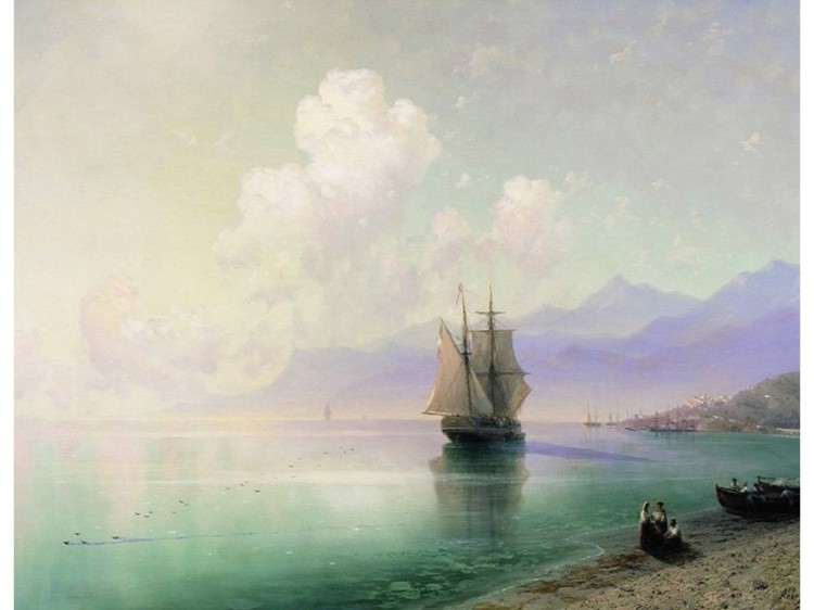 Картина по номерам «Штиль» Ивана Айвазовского — картинка 2