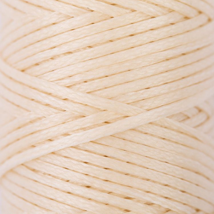 Нитки для кожи вощёные, плоские, 0,8 мм, 25 м, цвет: суровый, Промысел — картинка 2