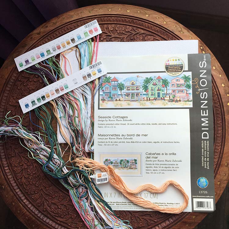 Набор для вышивания «Домики у моря» — картинка 4
