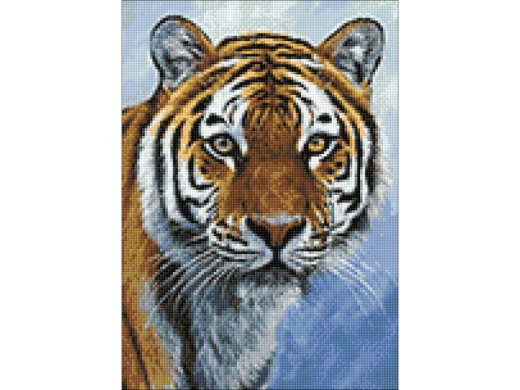 Алмазная вышивка «Спокойствие тигра» — картинка 2