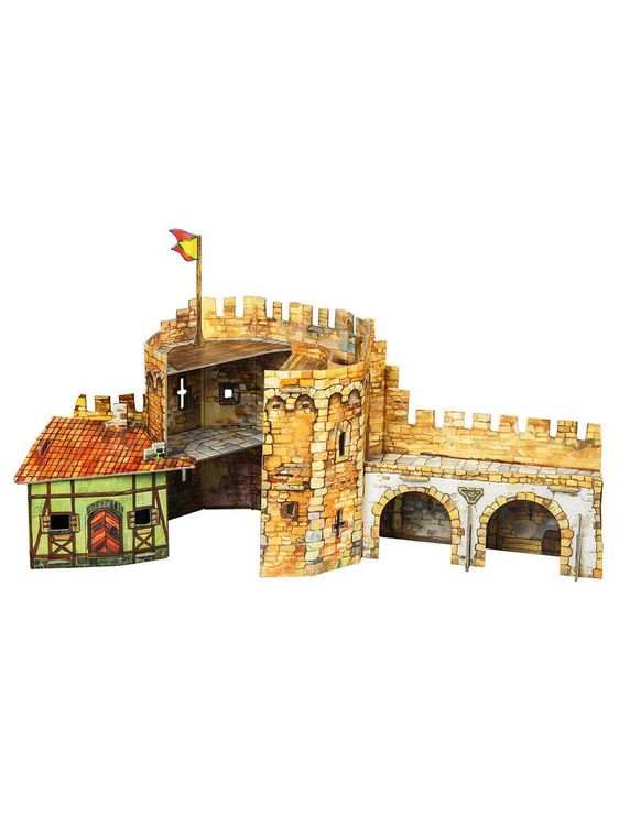 Сборная модель из картона «Угловая башня» — картинка 3