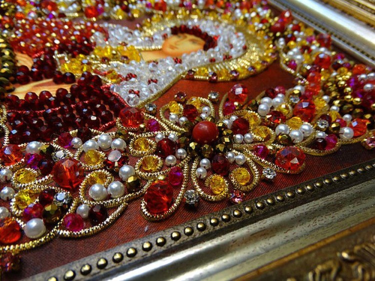 Набор вышивки хрустальными камнями «Святая Виктория» — картинка 4