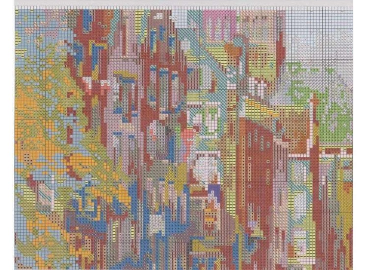 Набор для вышивания «Амстердам. Канал Аудезейтс Форбургвал» — картинка 4