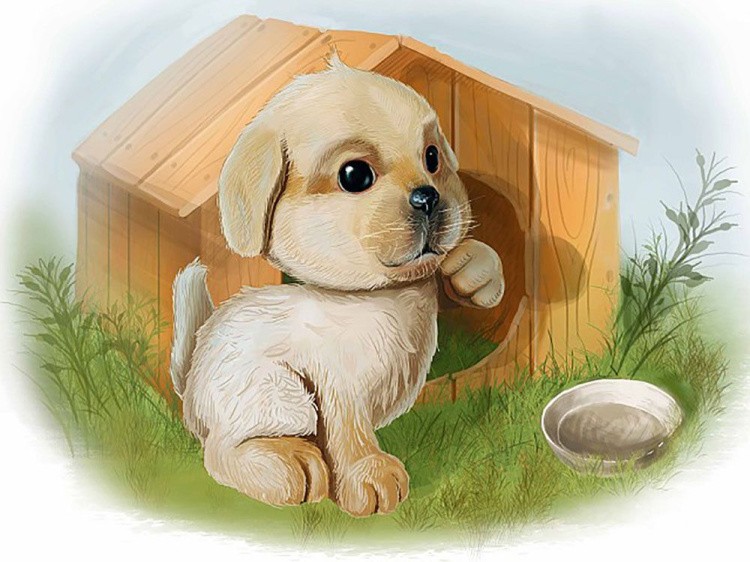 Фигурка для раскрашивания «Щенок» — картинка 3