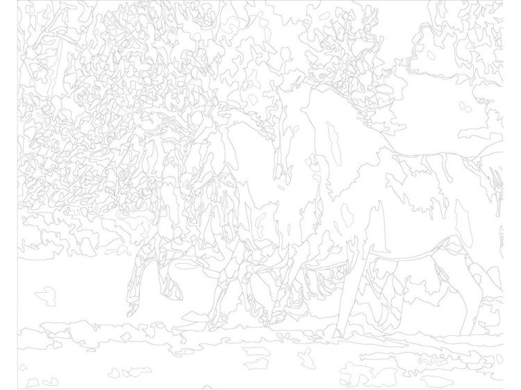 Картина по номерам «Тройка» — картинка 3