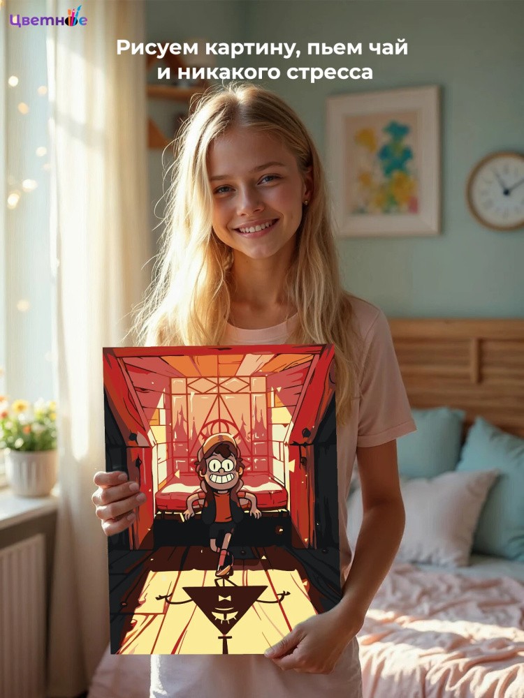 Картина по номерам Gravity Falls Гравити Фолз арт — картинка 9