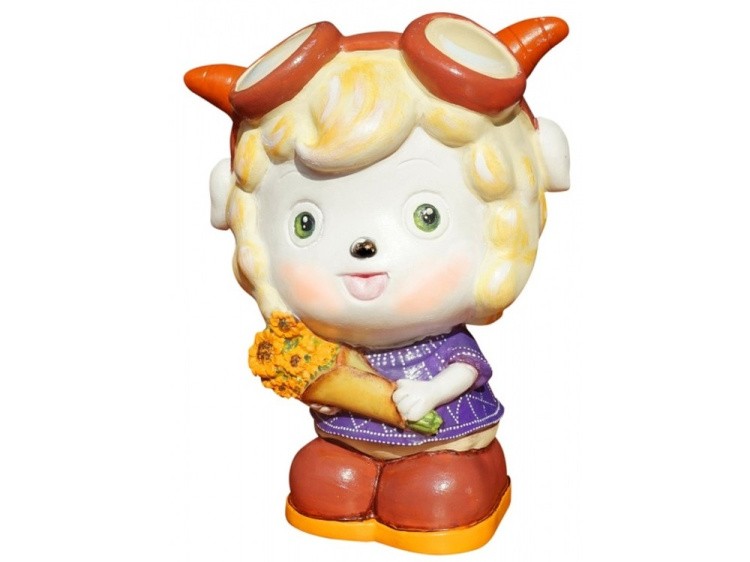 Виниловая копилка-раскраска «Овечка» — картинка 2