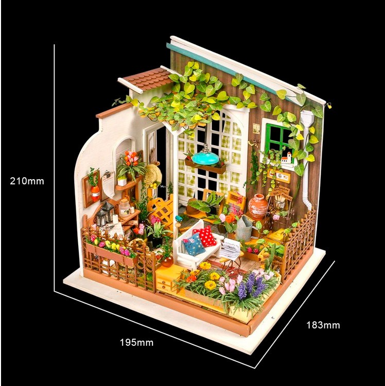 Набор для создания миниатюры (румбокс) «Сад» — картинка 2