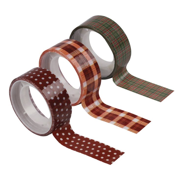 Клейкие ленты декоративные, ассорти №1, 3 шт., 15 мм х 5 м — картинка 3