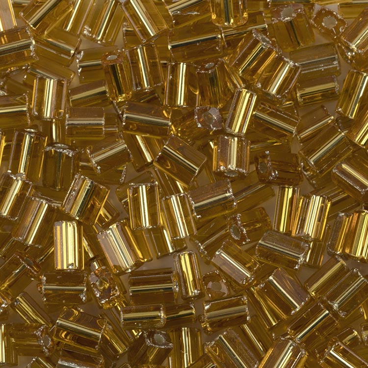 Бисер Чехия OBLONG 321-61001, 5х3.5 мм, 50 г, золотистый