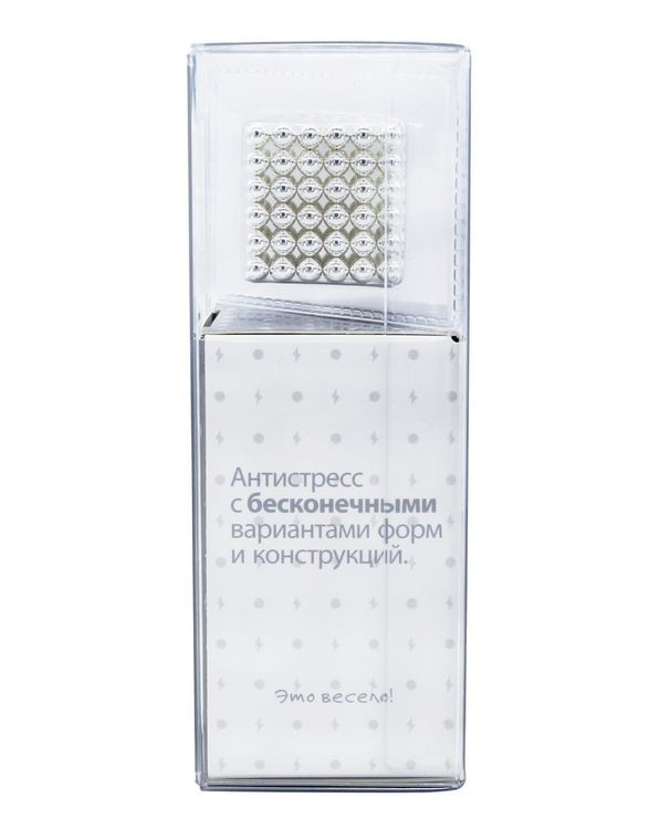 Головоломка магнитная Magnetic Cube, стальной, 216 шариков, 5 мм (Неокуб) — картинка 4
