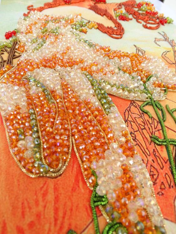 Набор вышивки хрустальными камнями «Лето» — картинка 4