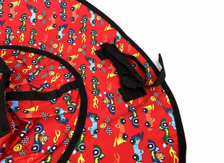 Детская зимняя ватрушка тюбинг для катания 105 см — картинка 4