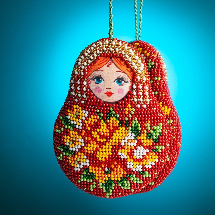 Набор для вышивания «Матрешка Жостовская» — картинка 2