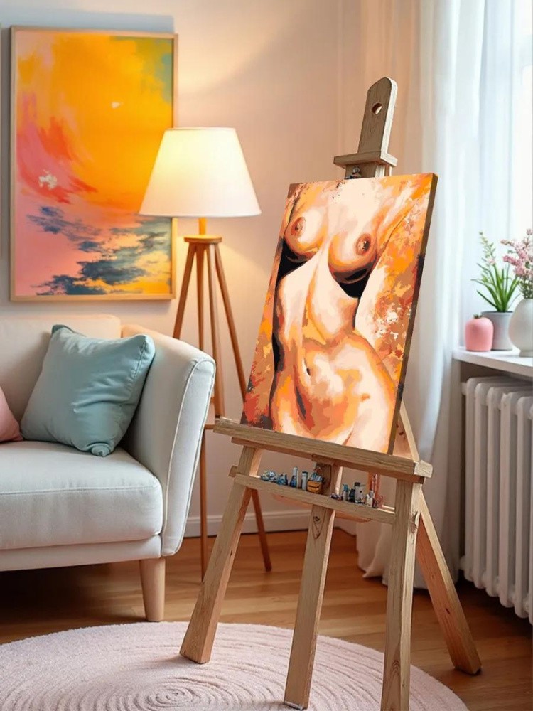 Картина по номерам «Откровенная» — картинка 10