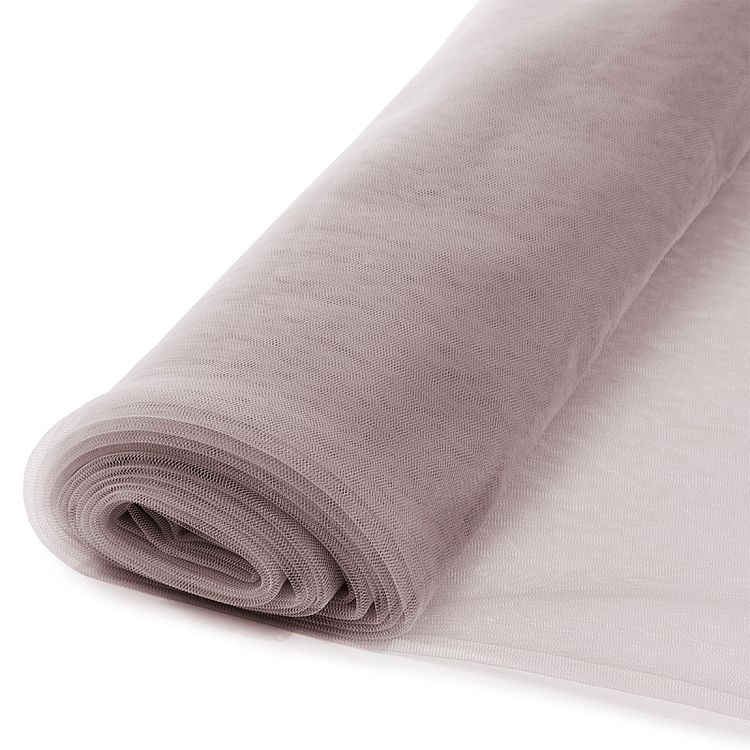 Еврофатин мягкий матовый Hayal Tulle, 5 м, ширина 300 см, 100% полиэстер цвет: бело-розовый, Hayal — картинка 3