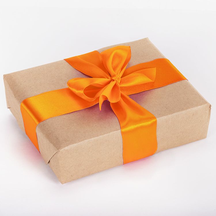 Лента атласная, ширина 50 мм, длина 23 м, оранжевая, Brauberg — картинка 3