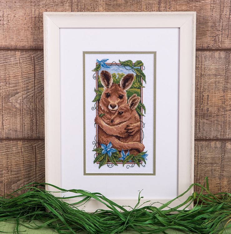 Набор для вышивания «Рыжие кенгуру» — картинка 2