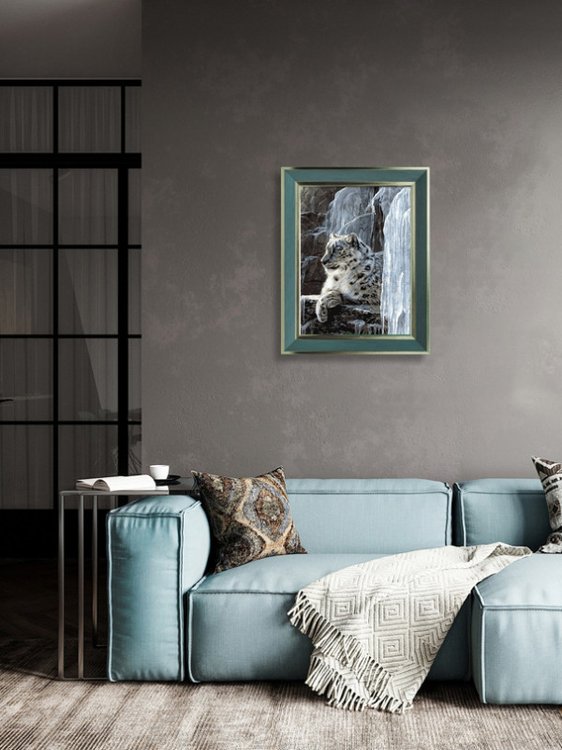 Картина по номерам «Снежный барс» — картинка 8