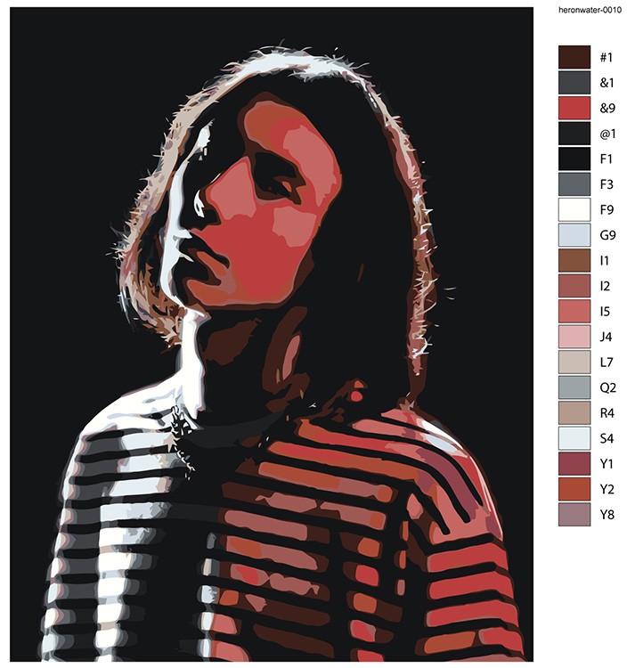 Картина по номерам «Рэпер Heronwater 7» — картинка 2