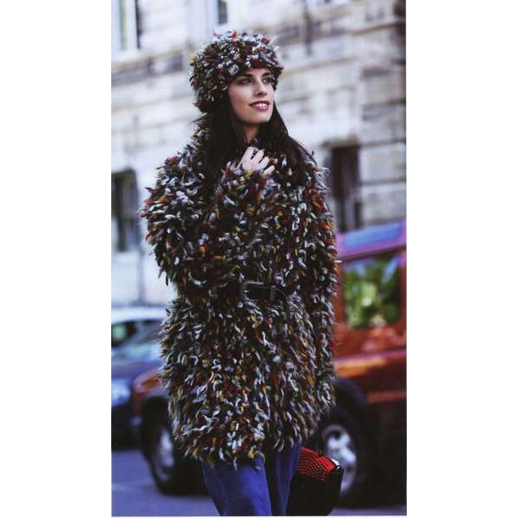 Пряжа ALIZE Mohair Bohem New (5150), разноцветно-зеленый, 5 шт. по 100 г — картинка 3