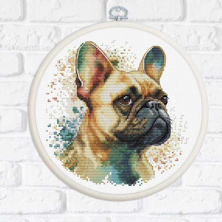 Набор для вышивания «Французский бульдог» — картинка 9