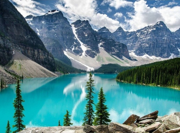 Картина по номерам «Бирюзовое озеро» — картинка 2