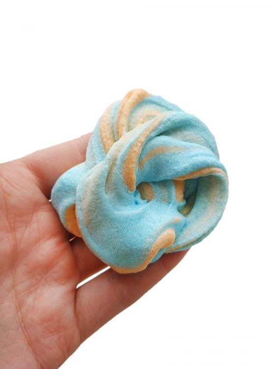 Слайм-десерт для рук Smuzi boom, 150 гр (голубой)
 — картинка 4