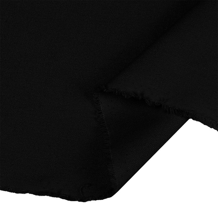 Ткань льняная, 200 г/м², 5 м x 140 см, цвет: черный, TBY — картинка 5