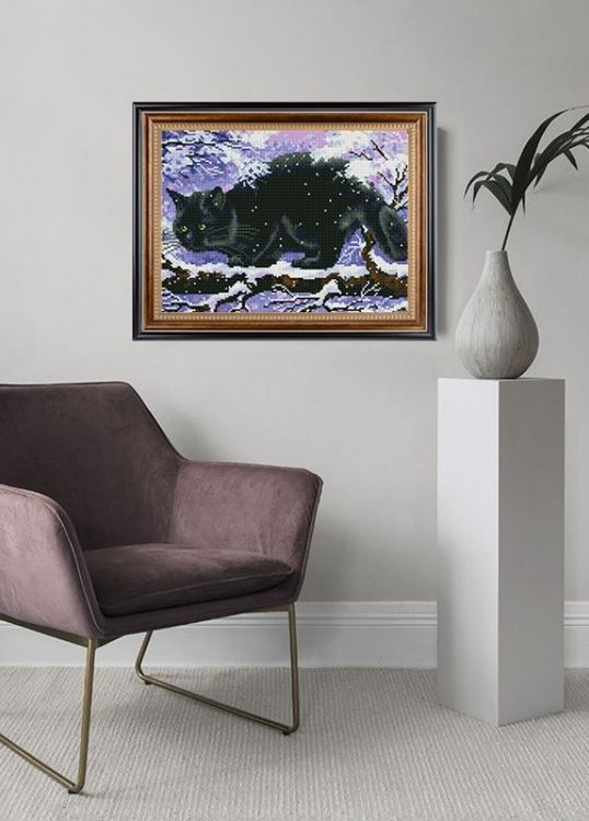 Алмазная вышивка «Морозный день» — картинка 6