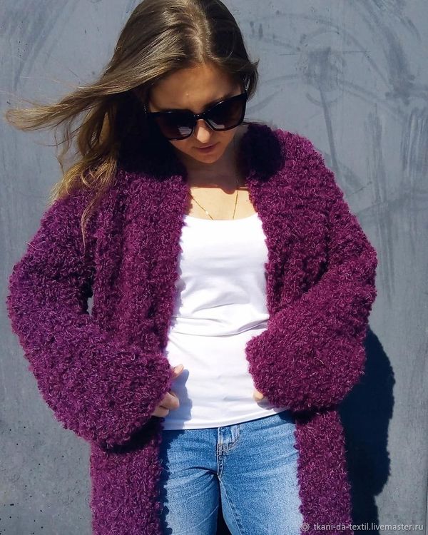 Пряжа ALIZE Naturale boucle (60), темно-зеленый, 5 шт. по 100 г — картинка 2