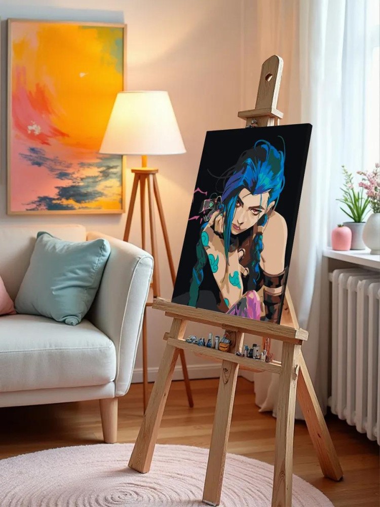 Картина по номерам «League of legends. Аркейн: Джинкс 7» — картинка 11