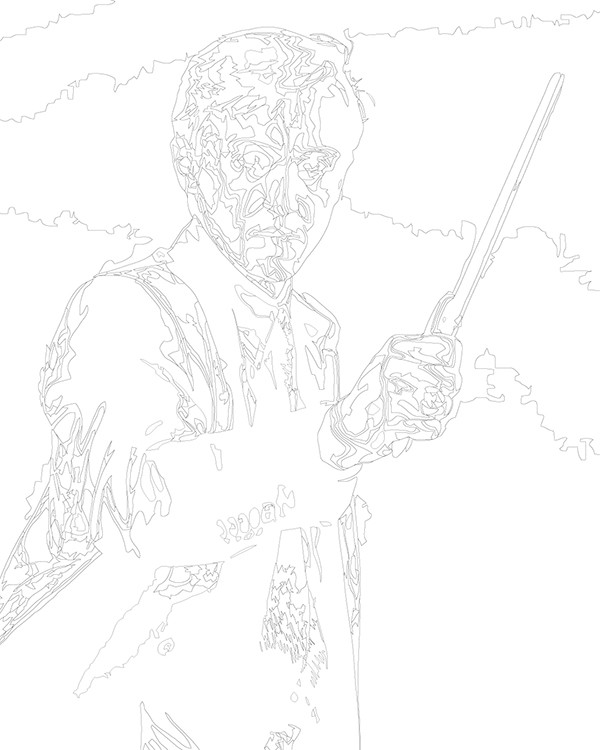 Картина по номерам «Гарри Поттер: Драко Малфой 5» — картинка 3