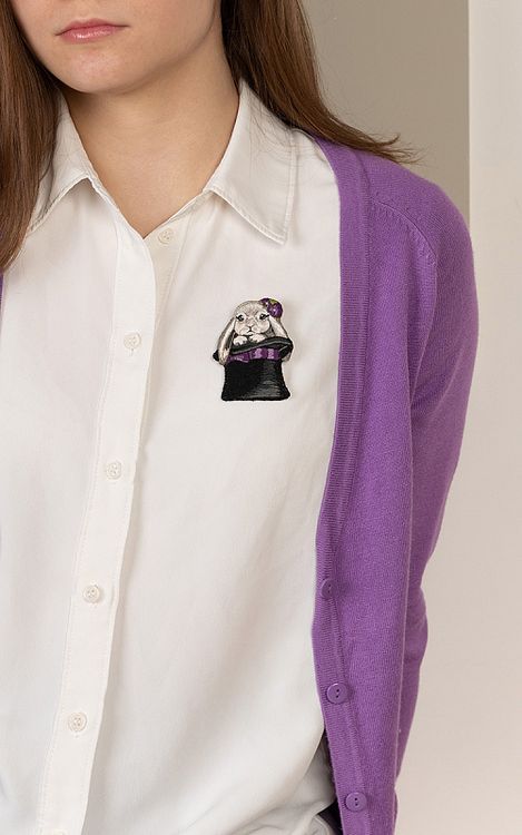 Набор для вышивания «Брошь. Малыш-фокусник» — картинка 7