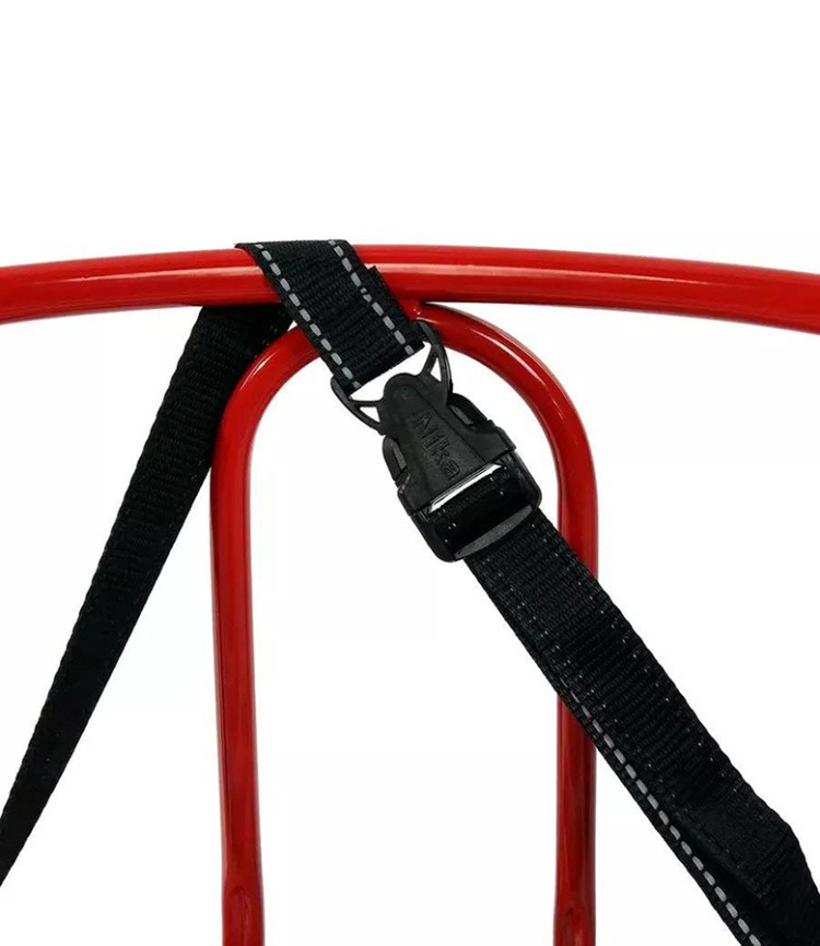 Санки детские с колесами зимние Тимка 5, алый — картинка 10