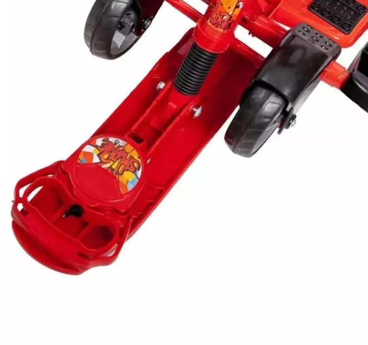 Снегокат детский со спинкой Тимка спорт 6 Граффити — картинка 15