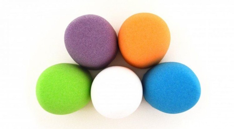 Набор кинетического пластилина Zephyr, 6 цветов по 75 гр — картинка 2