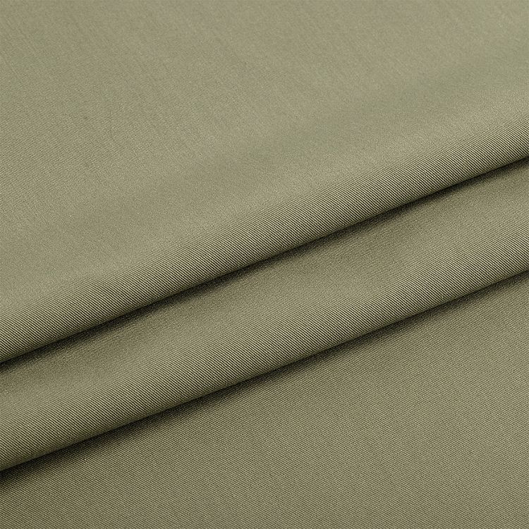 Ткань Костюмная Гальяно, 5 м, ширина 150 см, 200 г/м2, цвет: хаки меланж, TBY — картинка 2