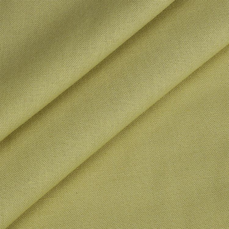 Ткань льняная, 200 г/м², 5 м x 140 см, цвет: салат, TBY — картинка 3