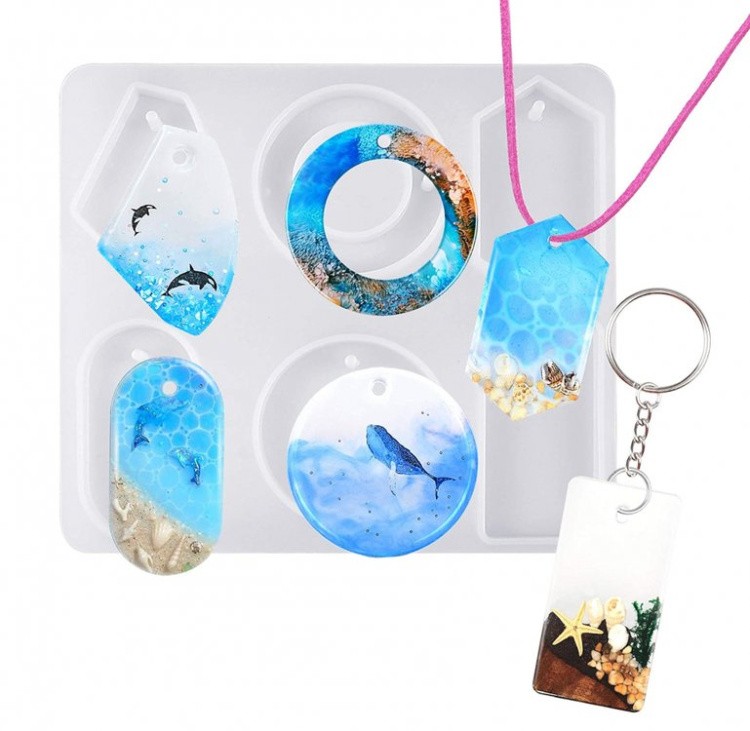 Силиконовый молд Epoxy Master для кулонов, 16х15 см — картинка 2