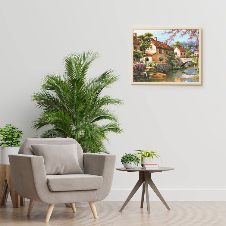 Картина по номерам «У канала» — картинка 4