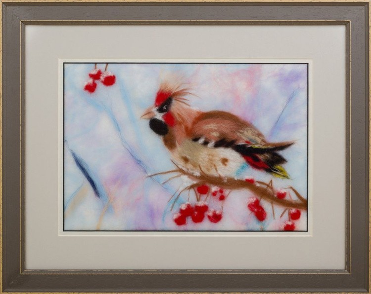 Картина шерстью «Однажды в лесу» — картинка 2