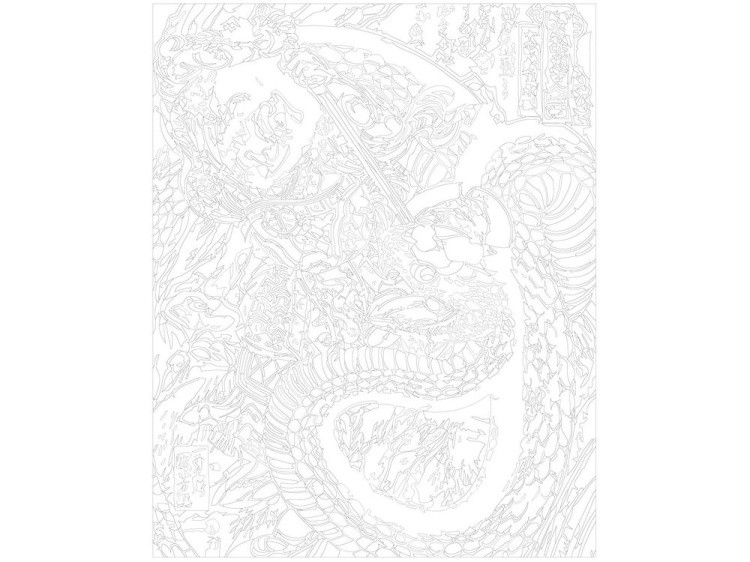 Картина по номерам «Японская живопись» — картинка 3