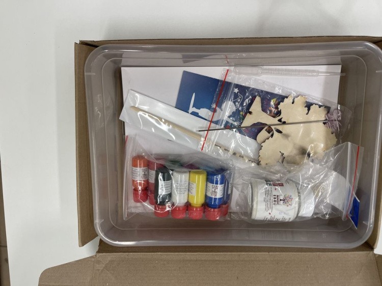 УЦЕНКА. Набор для эбру «Master» 10 цветов, Magic EBRU (порвана коробка) — картинка 2