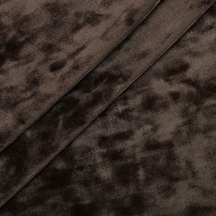 Бархат мраморный 6 м, ширина 150 см, 240 г/м2, цвет: 48 темно-бежевый, TBY — картинка 3