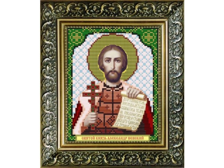 Рисунок на ткани «Св.Кн.Александр Невский»