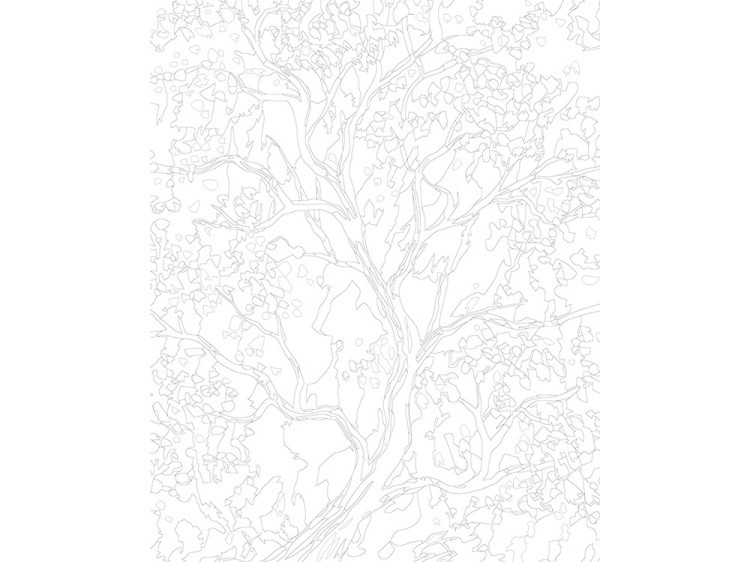 Картина по номерам «Дерево в цвету» — картинка 3