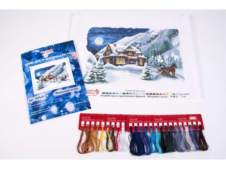 Набор для вышивания «Морозный вечер» — картинка 3