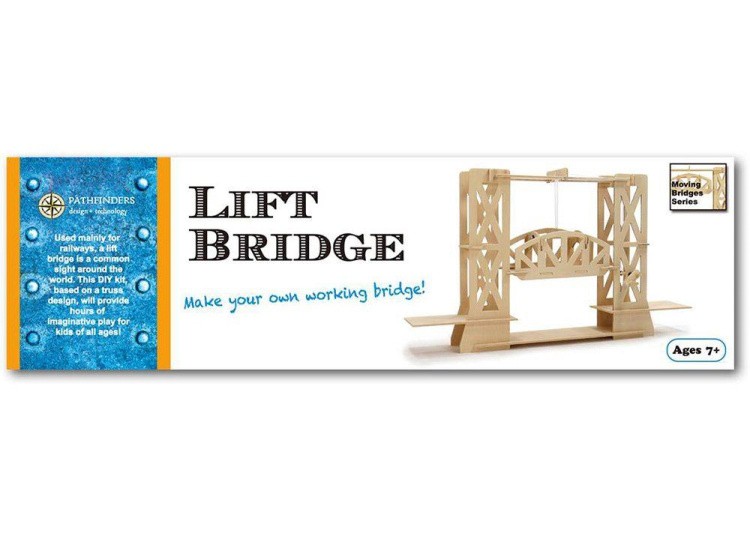 Конструктор из дерева «Мост подъемный» модель D-014 — картинка 4