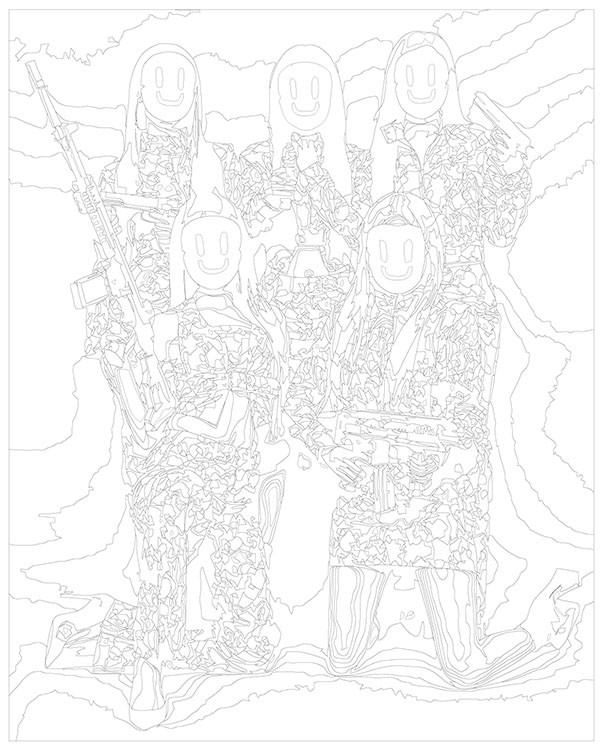 Картина по номерам «KPOP кпоп группа GI-dle Джи Айдл 40х50» — картинка 3